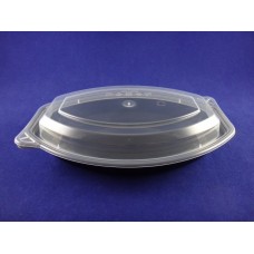 I-916D24 PP Oblong Microwavable Container, 24 oz
